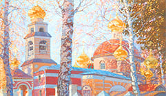 Храм Игоря Черниговского в Переделкино, Церковь в Переделкино, Переделкинское кладбище, Поселок советский писатель, Патриаршее подворье в Переделкино