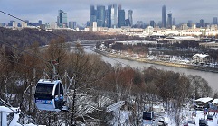 Воробьёвы горы: Москва с высоты птичьего полёта