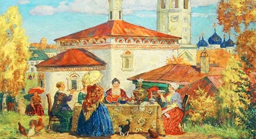 Чайная экскурсия, История чая, История чая в России, Московский чай, Копорский чай