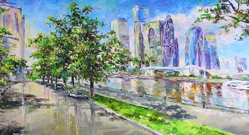 Кутузовский проспект Москва, Набережная Тараса Шевченко, Сталинский ампир, Большая Дорогомиловская улица, Чумное кладбище