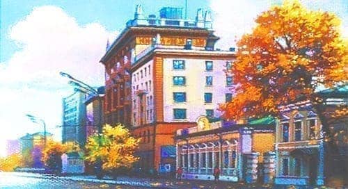 Москва Новинский бульвар, Смоленская площадь Москва, Кудринская площадь Москва