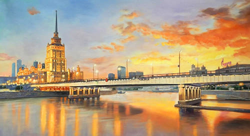 Гостиница Украина, Район Дорогомилово, Диорама Москвы, Экскурсия в гостиницу Украина